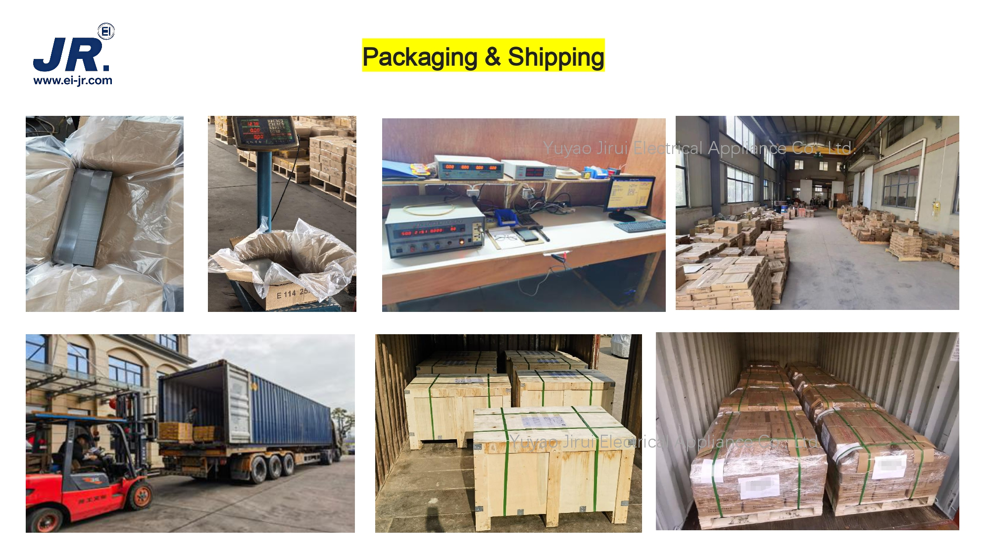 Packaging and shipping