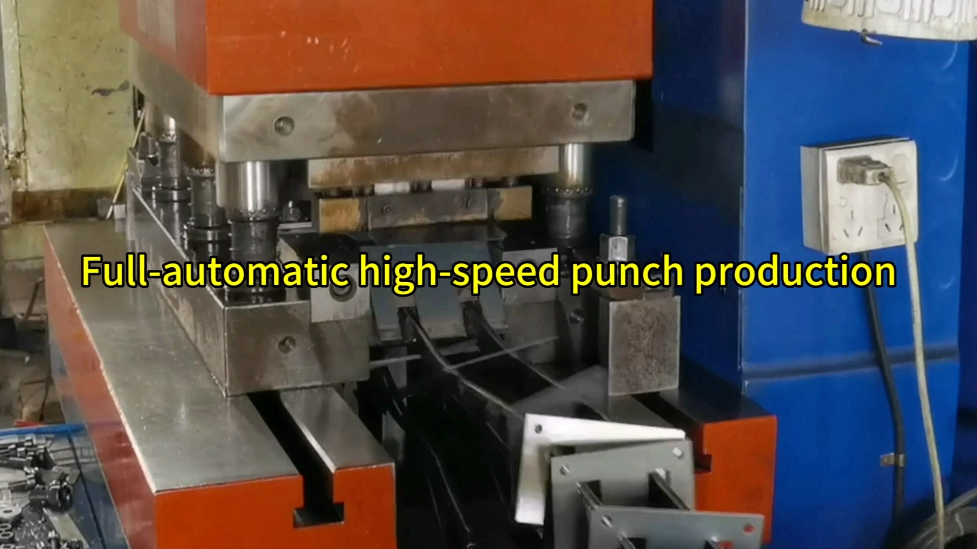 Full-automatic high-speed punch production